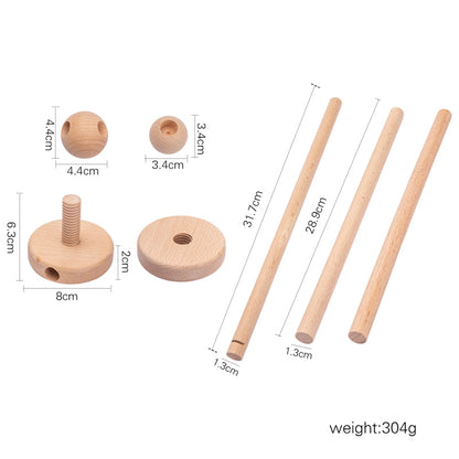 Moon Crib Mobile & Wooden Arm